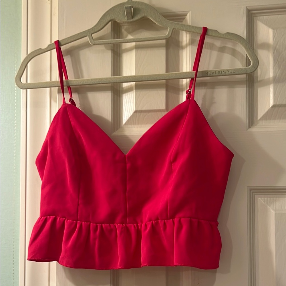 Elegant Red Women's Top